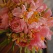 Vintage pink peony bouquet